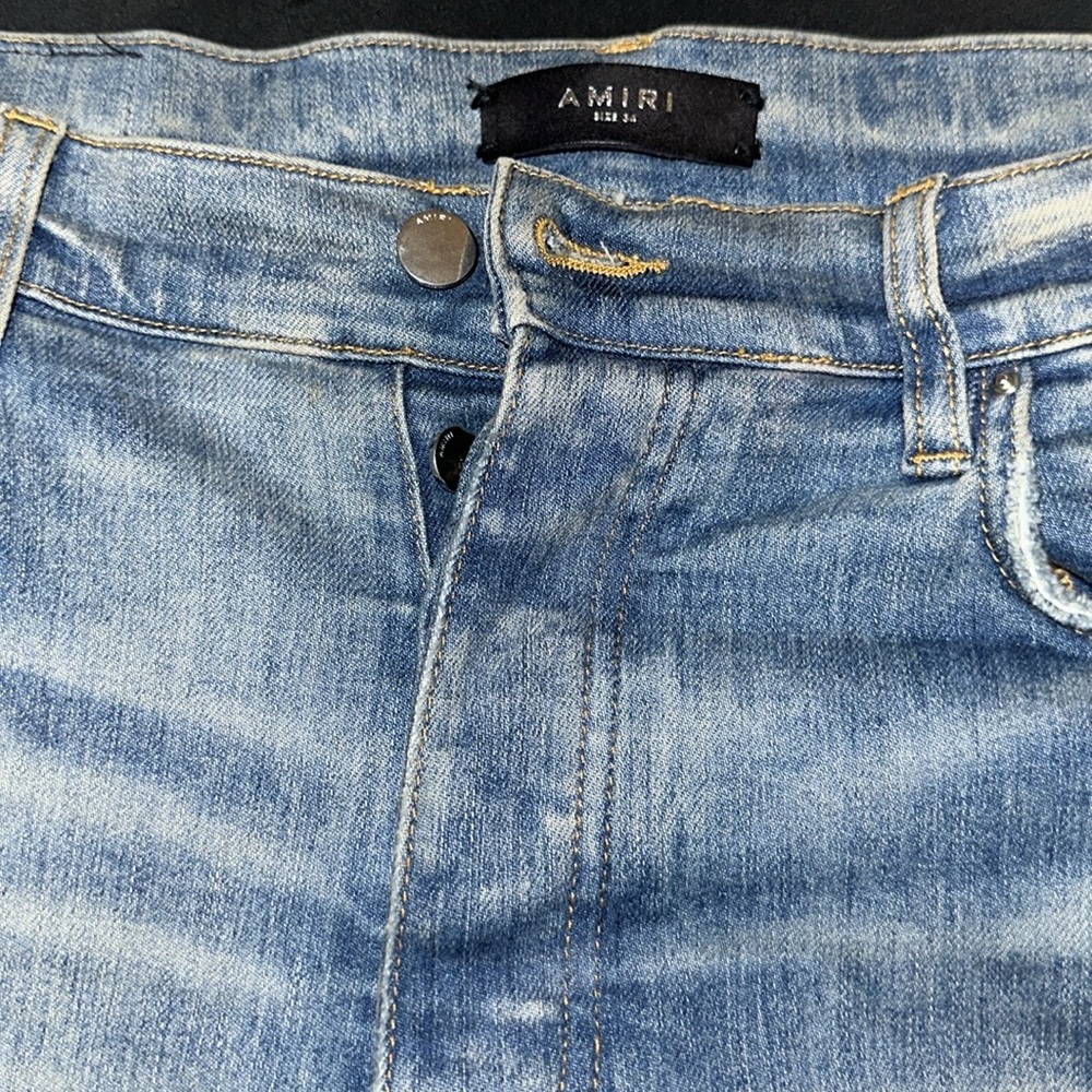 Amiri Skinny-fit stretch denim jeans.